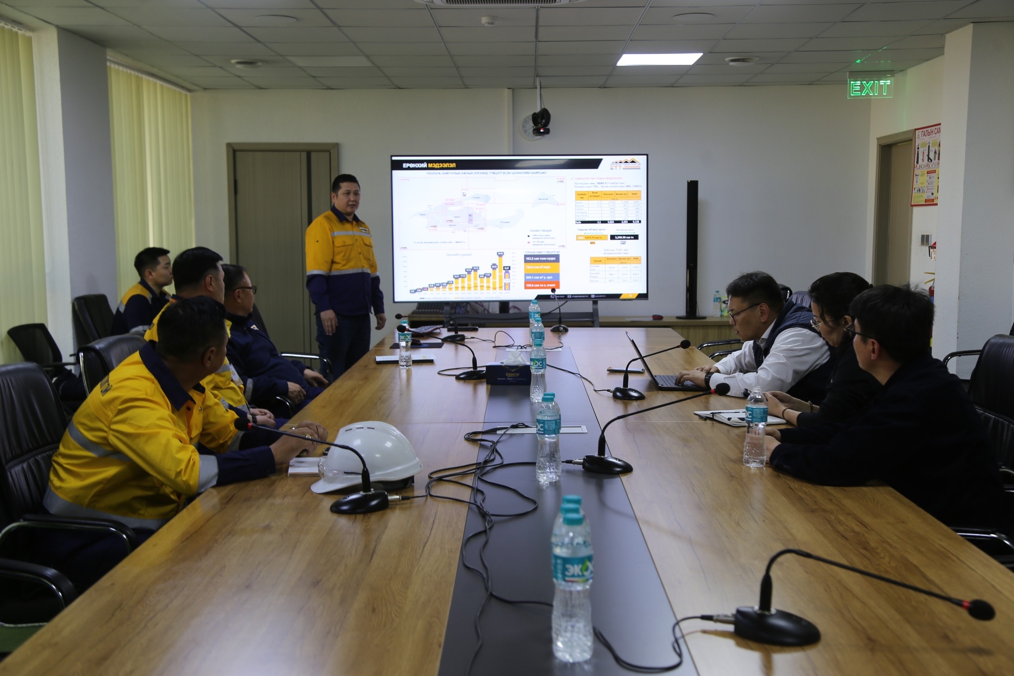 ЭРДЭНЭС МОНГОЛ” ХХК-ИЙН МЕНЕЖЕРҮҮД УУРХАЙН ҮЙЛ АЖИЛЛАГААТАЙ ТАНИЛЦЛАА